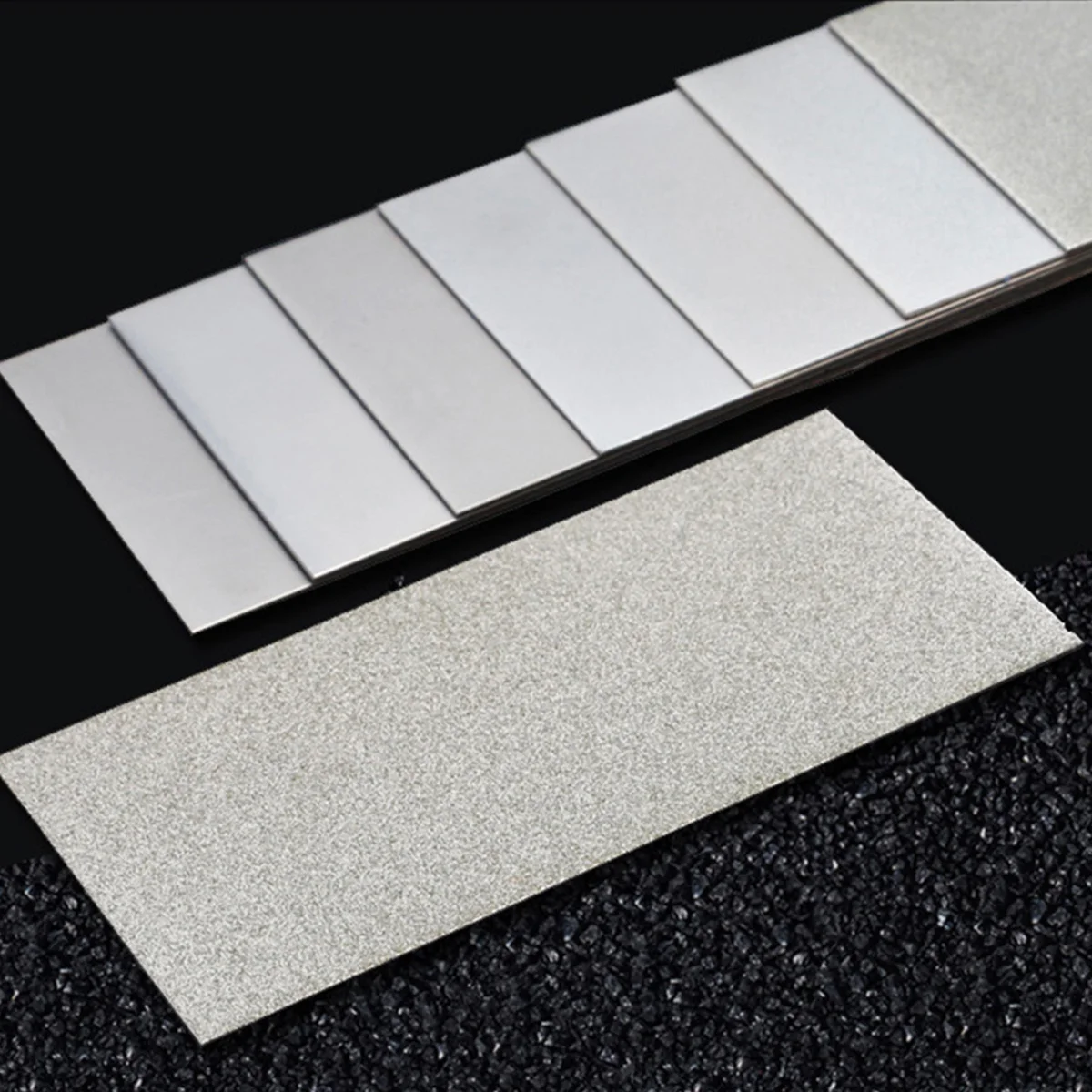 

2Pcs Rectangular Polishing Pads Emery Grinding Sheets for Marble Jade Crystal Polishing Efficient Scratch Free Luster