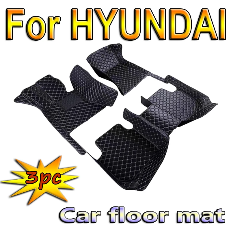 

Car Floor Mats For HYUNDAI Rio Tucson Santa 5seat Santa Fe Veracruz Valoster Genesis GV80 H1 grand starex coupe Car Accessories