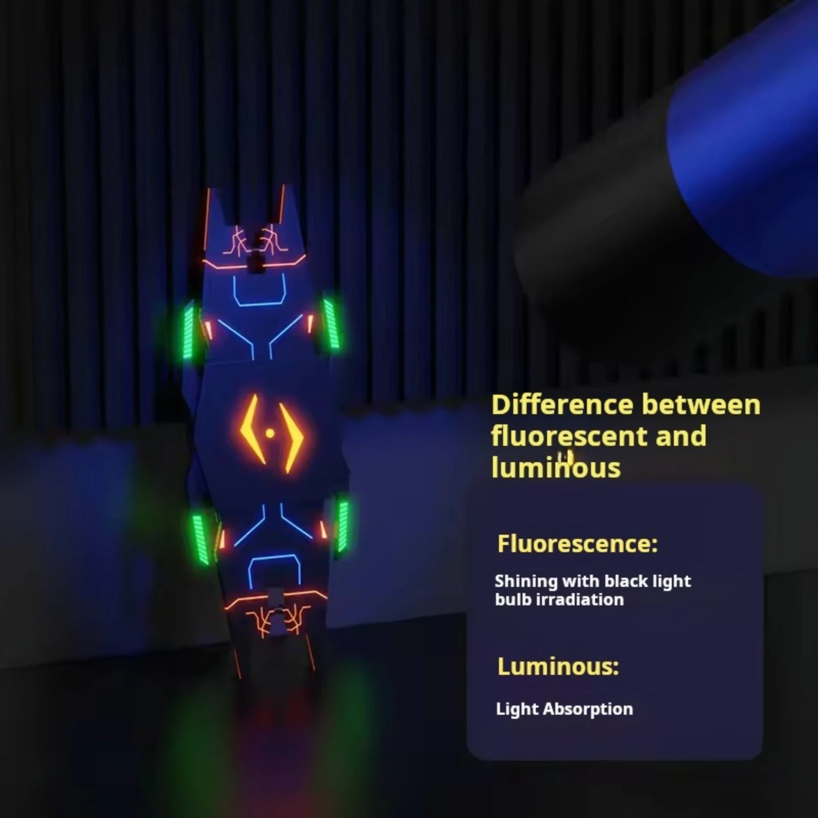 Stedi MP Series Water-based Fluorescent Panel Liner Paint 40g for Gundam Model Building Fluorescent Ink Panel Line Accent Color