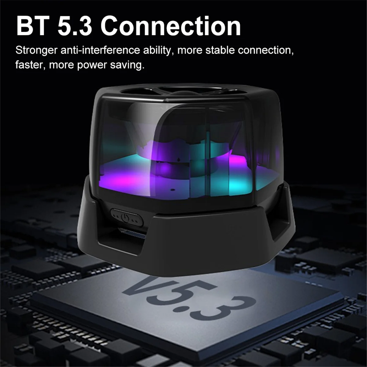 

НОВИНКА!! Магнитный Bluetooth-совместимый динамик RGB Light Bluetooth-совместимый 5.3 Маленький беспроводной динамик Мини-колонки для телефона