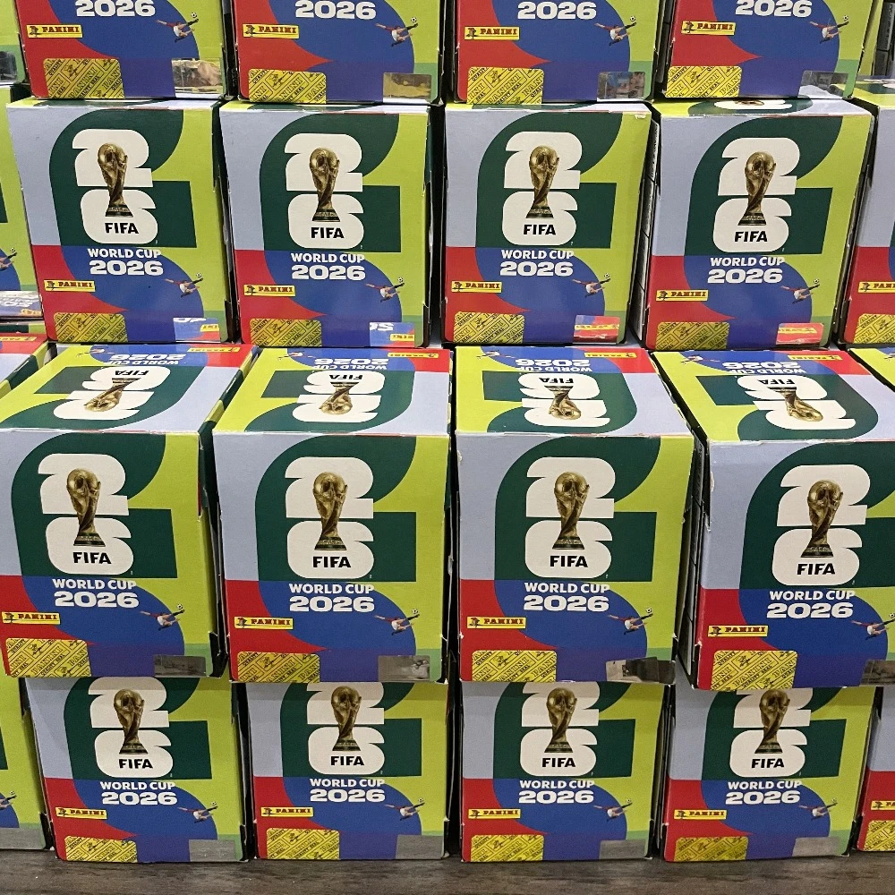 FIFA 2026 Panini  Stickers de collection de la Coupe du monde, boîte complète de 50 paquets, stickers de football, collection de souvenirs pour les fans de football