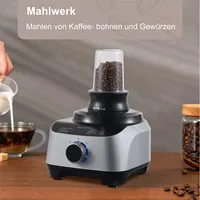 Topstrong Mixeur de Cuisine Multifonctionnel 11-en-1 1300W avec Fouet et Robot Culinaire YYFP410 5