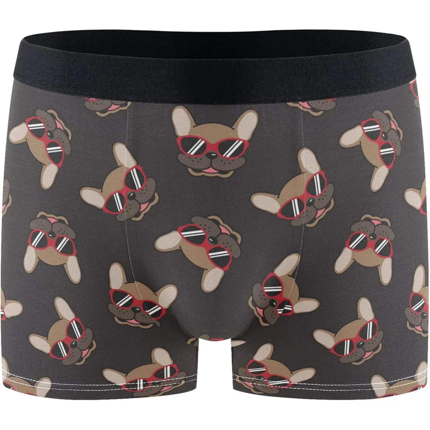 

Men's Underwear Boxer Briefs Cute Cartoon Pattern Soft Breathable Stretch Men's Underwear with Moisture-Wicking Fabric