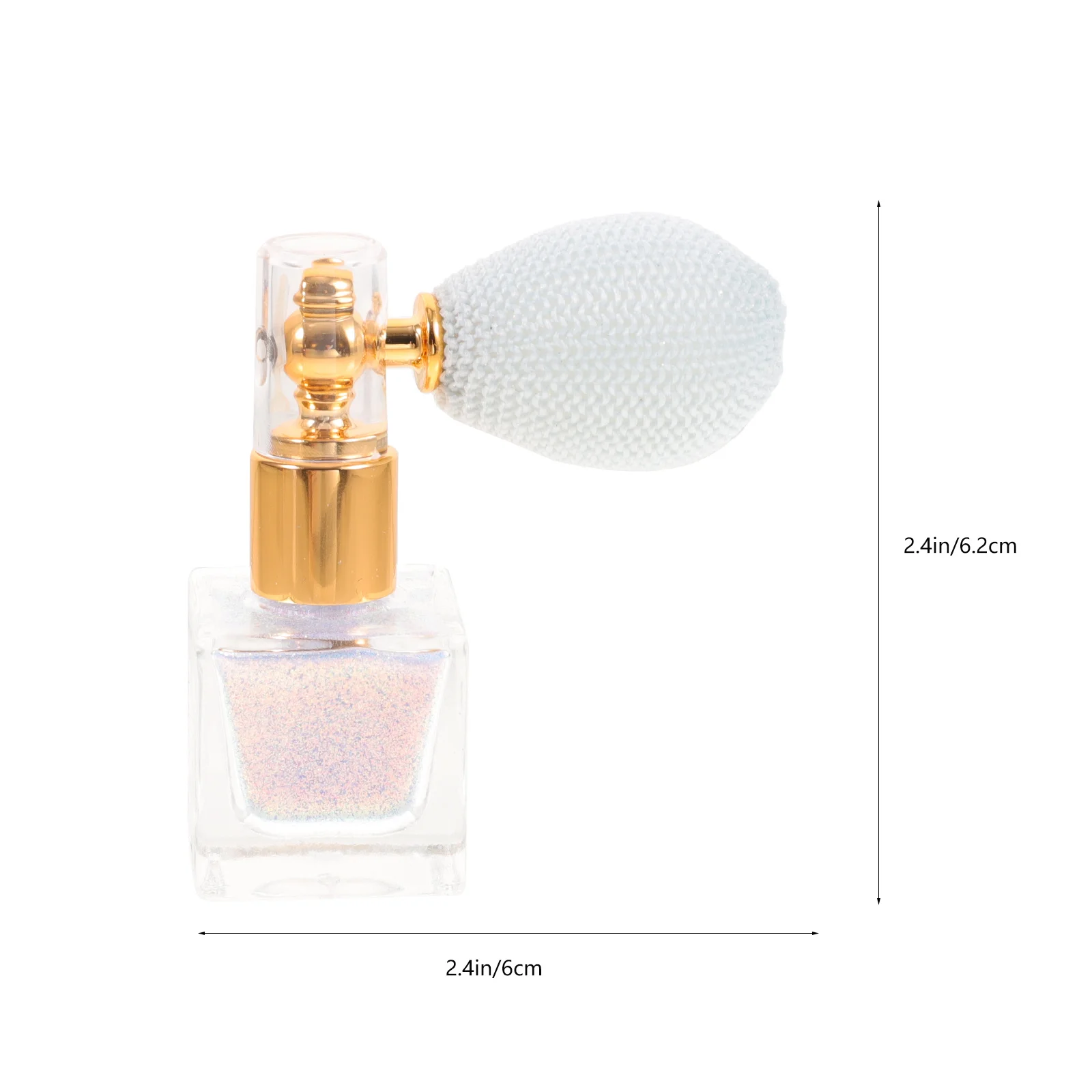 1Set Körper-Glitzer-Spray, leichtes, kompaktes Pudersprüher für schimmernde Haut, Haar-Highlighter, schnell absorbierend, gleichmäßige Verbreitung