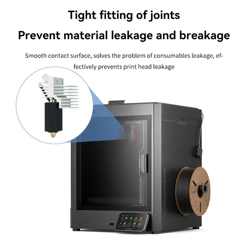 Imagen 2 del producto Kit de extrusora Hotend ensamblado de 0,4mm, cerámica mejorada, para Elegoo Centauri, extremo caliente de carbono/boquilla Centauri, pieza de impresora 3D