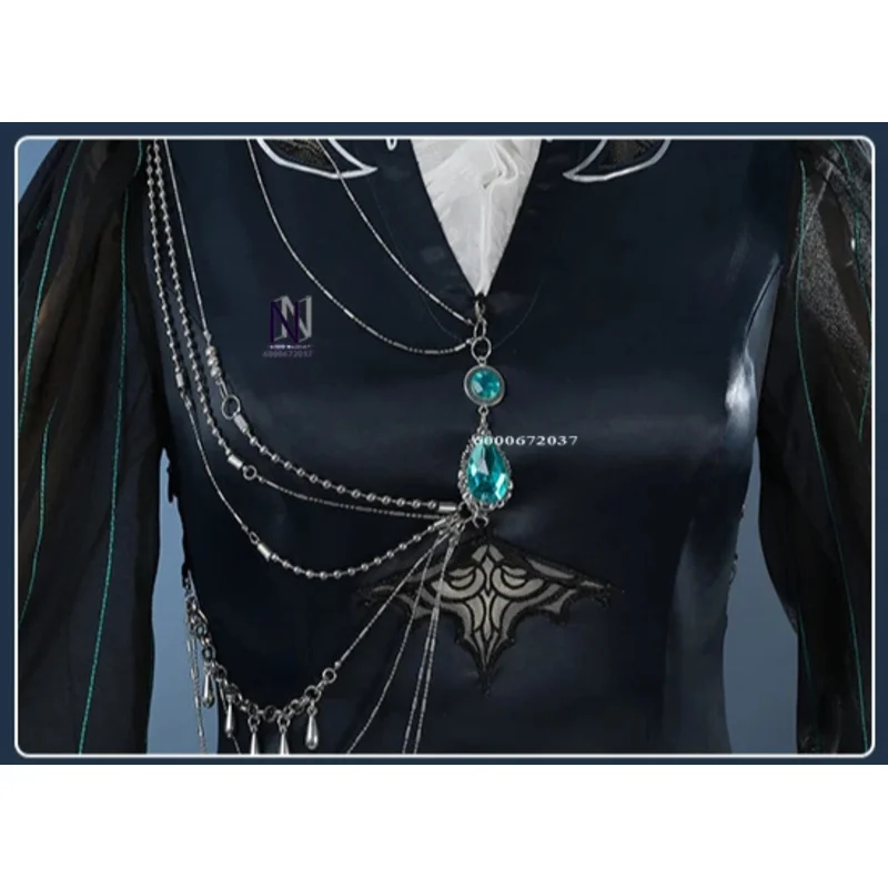 

CyGame Path To Nowhere Jelena Косплей Костюм Аниме Одежда Тонкое черное платье «рыбий хвост» для женщин Комплект Хэллоуин Вечеринка Модный костюм