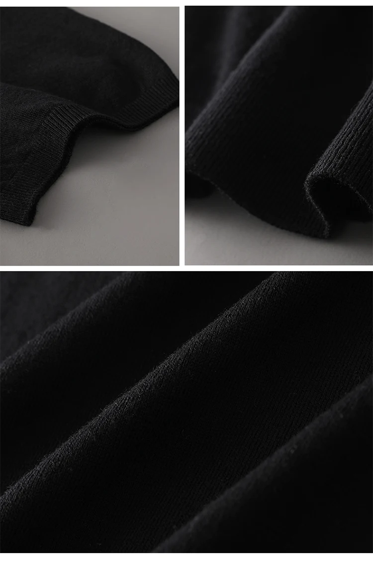 Herren T-Shirt Sommer Wollpullover Kurzarm Lässiger Einfarbiger Herrenpullover POLO-Kragen Gestrickte Oberteile Lockere Bluse – Detail 11