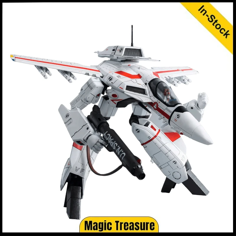 

【В наличии】Оригинальный Threezero ROBO Road Battle Fortress VF-1J Transforming Fighter Rick Carter подвижная готовая модель игрушки