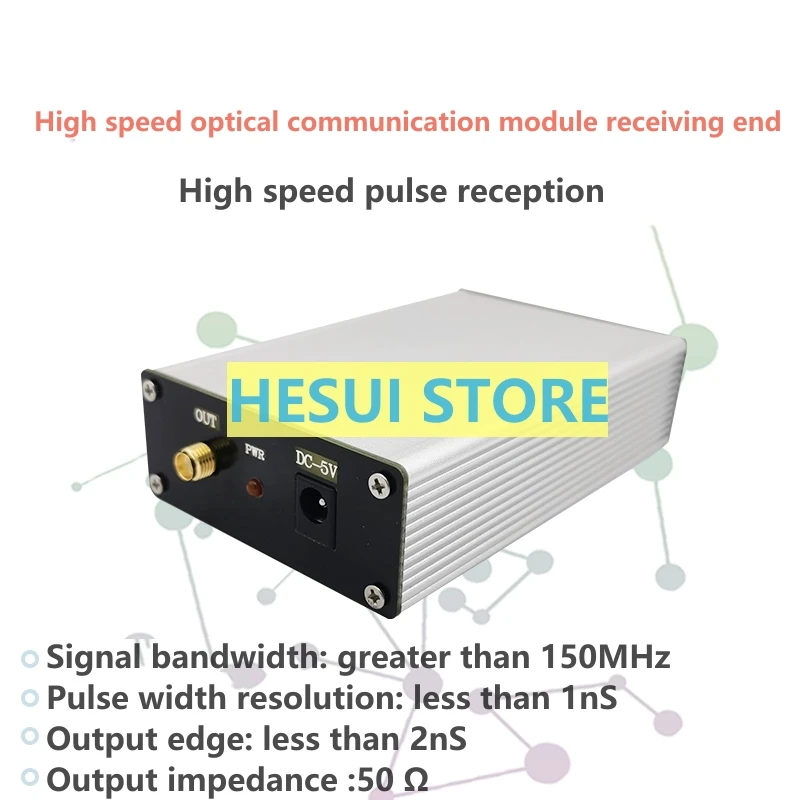 Fiber optic receiving module femtosecond pulse detection optical signal to transmit signal high-speed photoelectric IV conversio