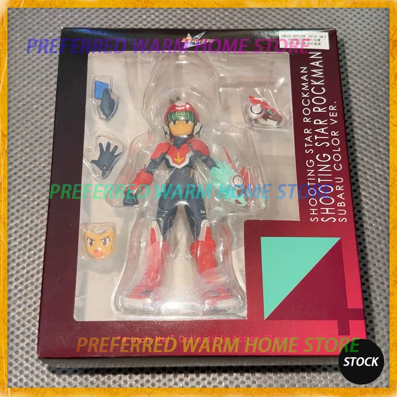 In Stock Originate Sentinel SV-Action SHOOTING STAR ROCKMAN SUBARU COLOR VER. Model Toys MegaMan Game Role Model PVC 4Inch-Nel