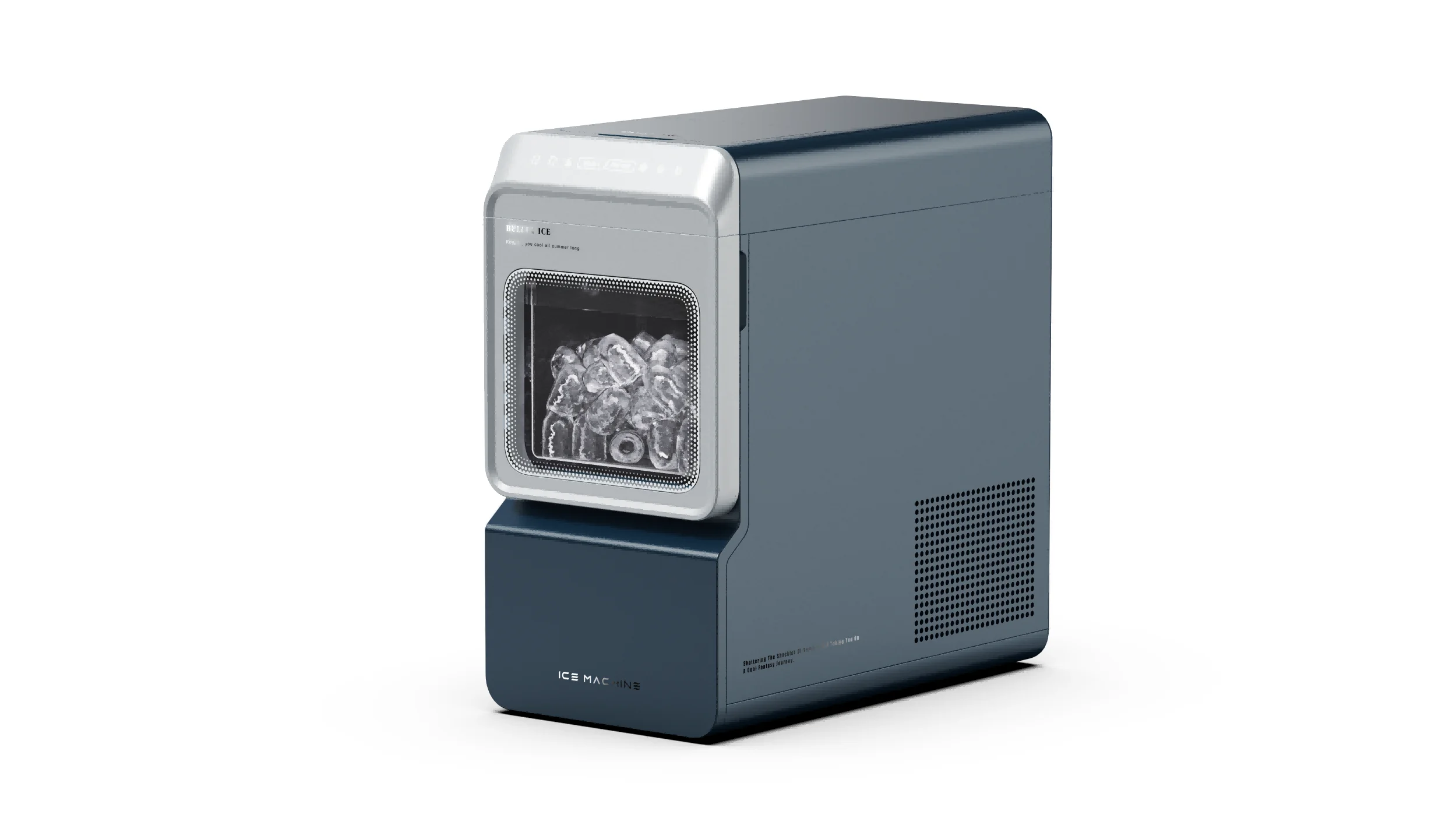Por Ice Maker hine Countertop Smart Ice Maker hine, 12 Kgs In 24 Hours, 8 Ice Cubes Ready In 5 Minutes