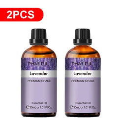 PHATOIL 2PCS 30ml Aromatherapy Essential Oil Lavender Eucalyptus Vanilla Sweet Orange Lemon Peppermint Aroma Oils For Diffuser