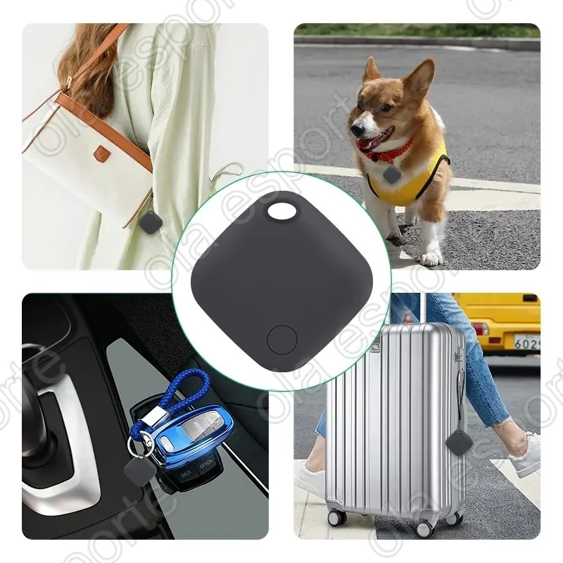 Smart Air Tag For IOS Find My Smart Mini GPS Tracker Reverse Track Lost Phone Pet Elderly Children Tracker Suitcase IOS System