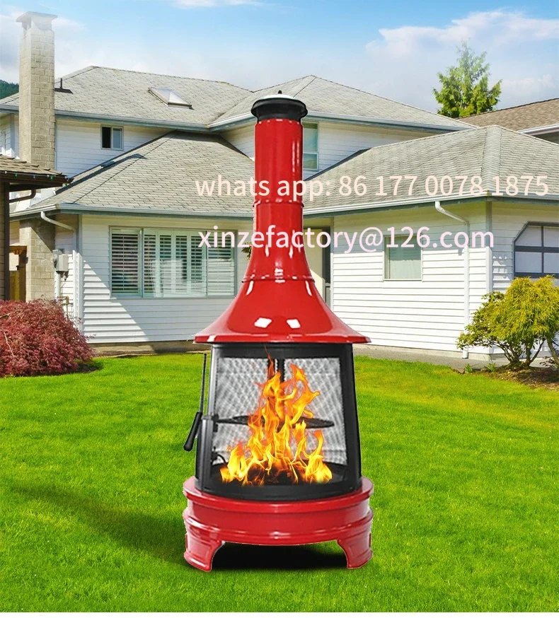 Customizable Outdoor Craftsman Heating Campfire Grill Patio Home Vintage Garden Firewood Charcoal Homestay Grill Fish