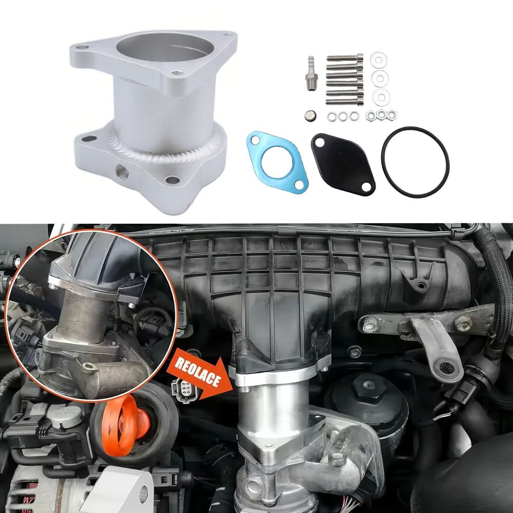 Car EGR Valve Assembly Replacement Hose Kit For VW Passat Jetta Beetle Touran Eos Golf Audi A3 A4 A5 A6 Skoda Octavia Seat Ibiza
