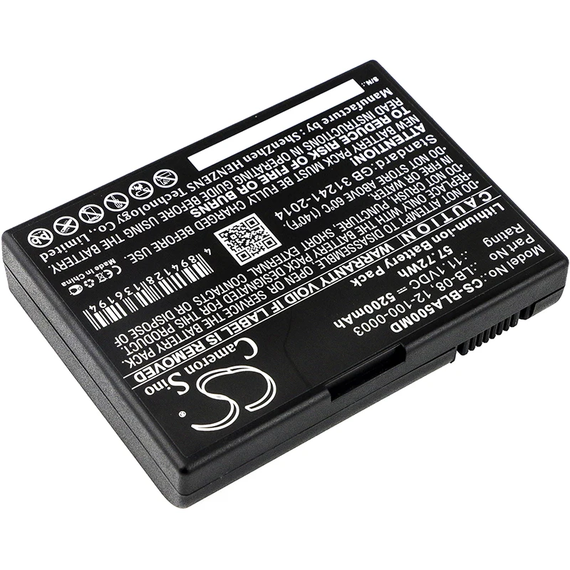 Battery for Yonker,Bolate YK-810B,YK-810B Vital Signs Monitor (5200mAh) 11.1V