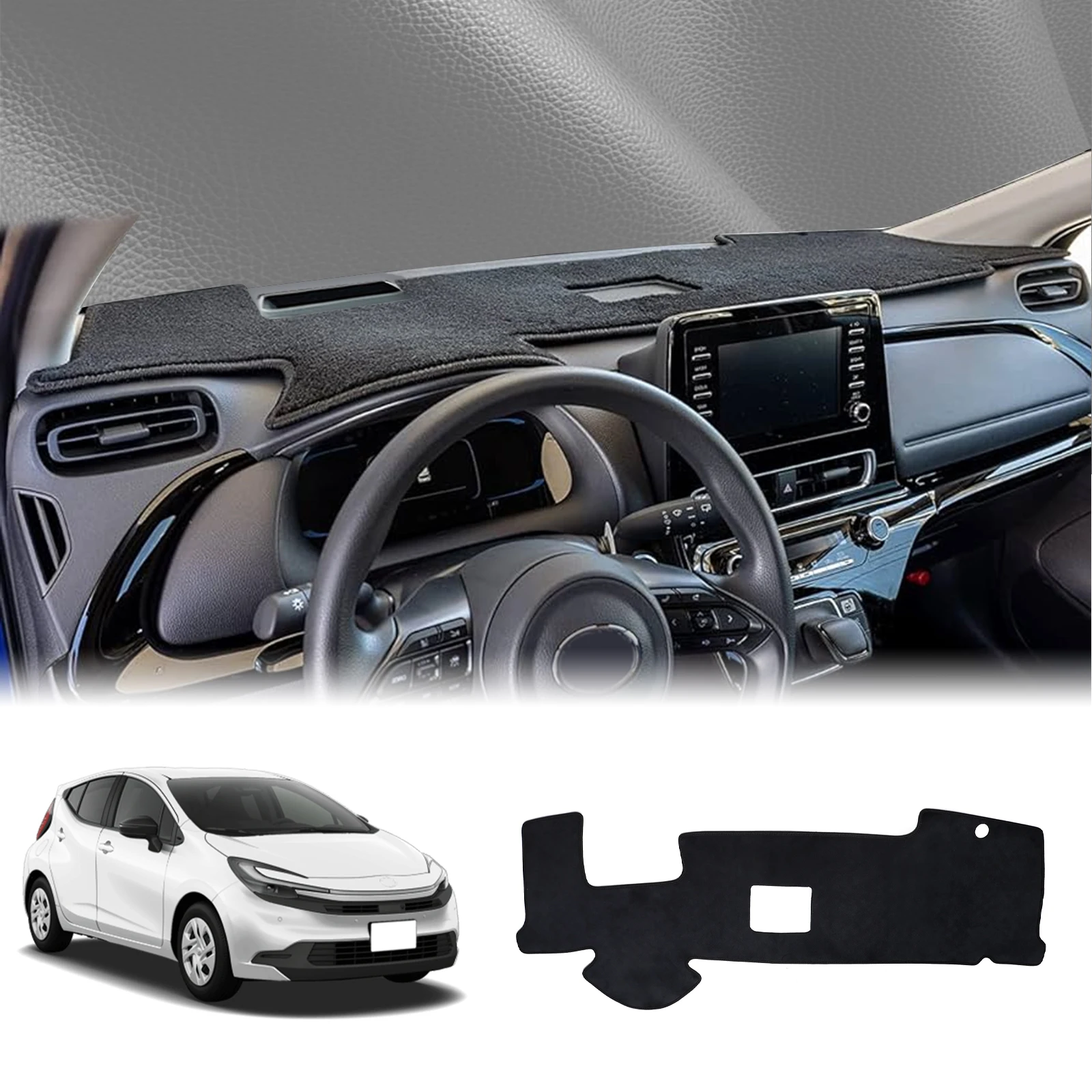 

fit for Toyota Aqua XP210 2021 2022 2023-2025 Car Dashmat Dashboard Cover Pad DashMat Sunshade Protective Carpet Accessories