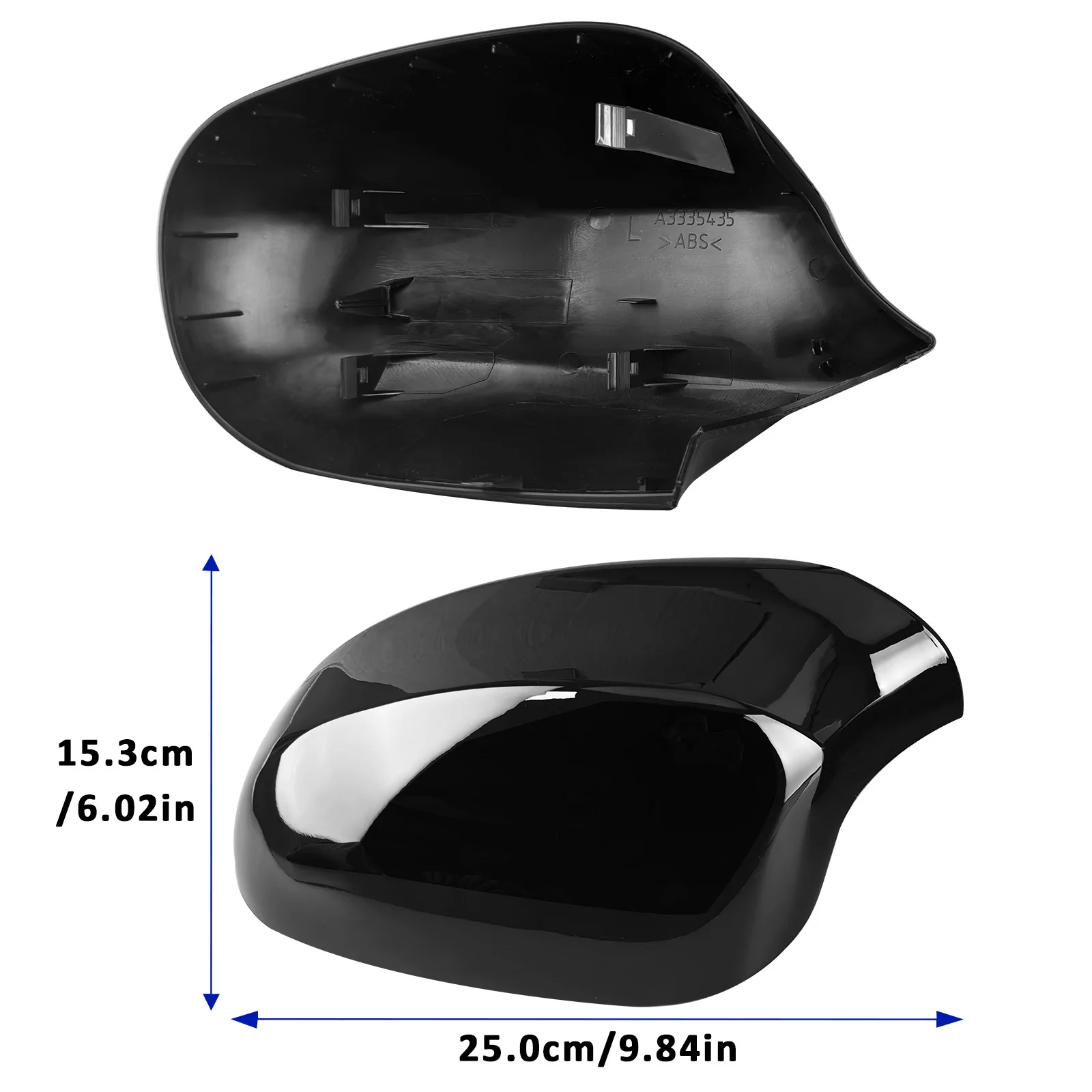For BMW E90 E91 E92 E93 E81 E82 E87 E88 Side Wing Mirror Cover Cap LCI Facelift 2008-2013 Original Style 51167205291 51167205292 view 2