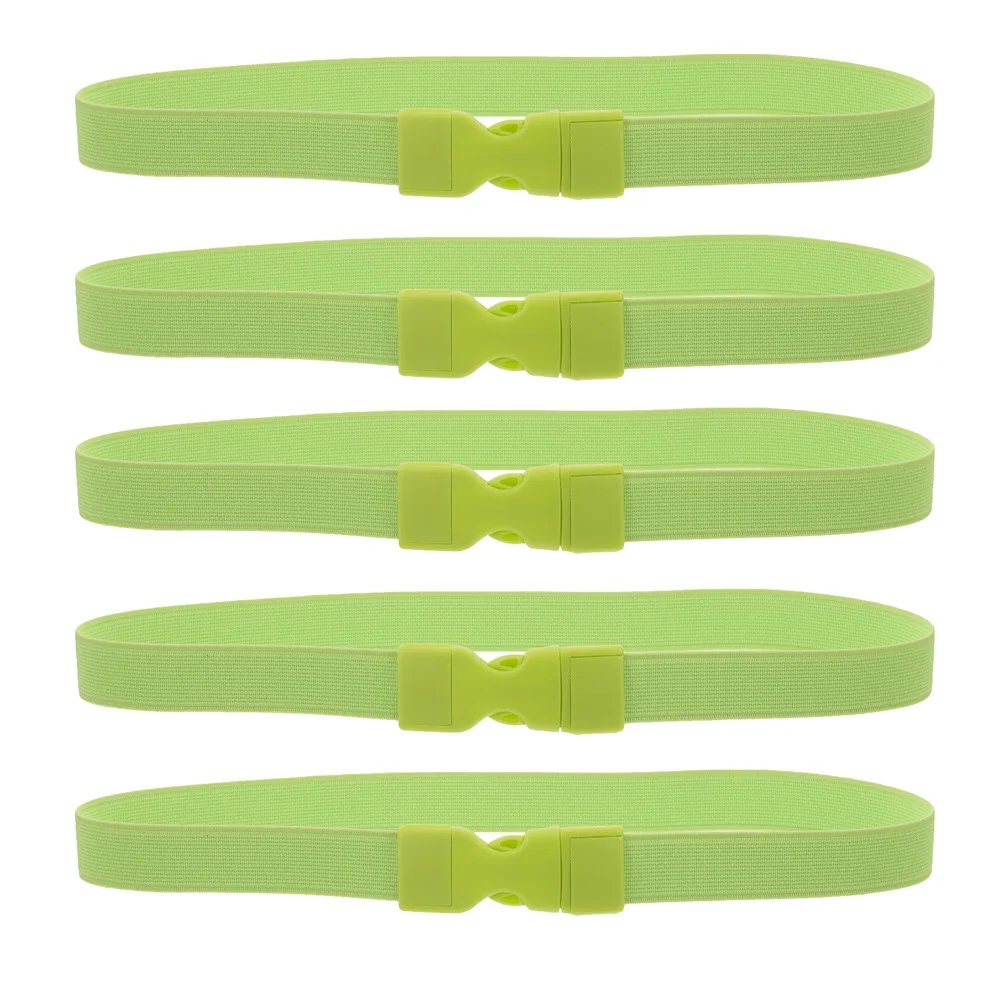 

5pcs Trash Bag Holder Bands for Small Can Fixing Clips Reusable Bin Fasteners Adjustable Garbage Container Attachment Elastic