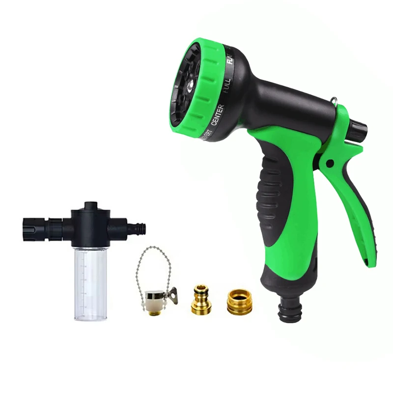 Portable High Pressure Water Gun For Cleaning Car Wash Machine Garden Watering Hose Nozzle Sprinkler Foam Water Gun Clean Tools