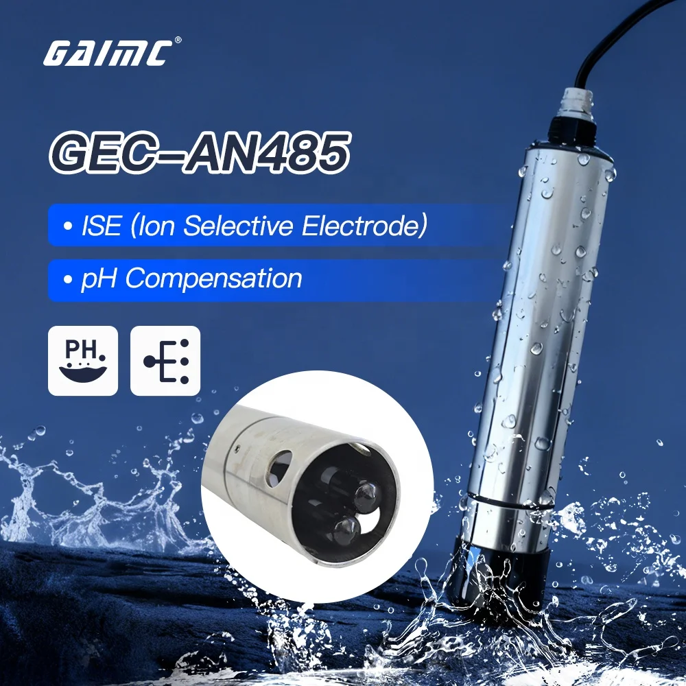 

GEC-AN485 Digital Ammonia Nitrogen Sensor Widely Used in Various Application Scenarios