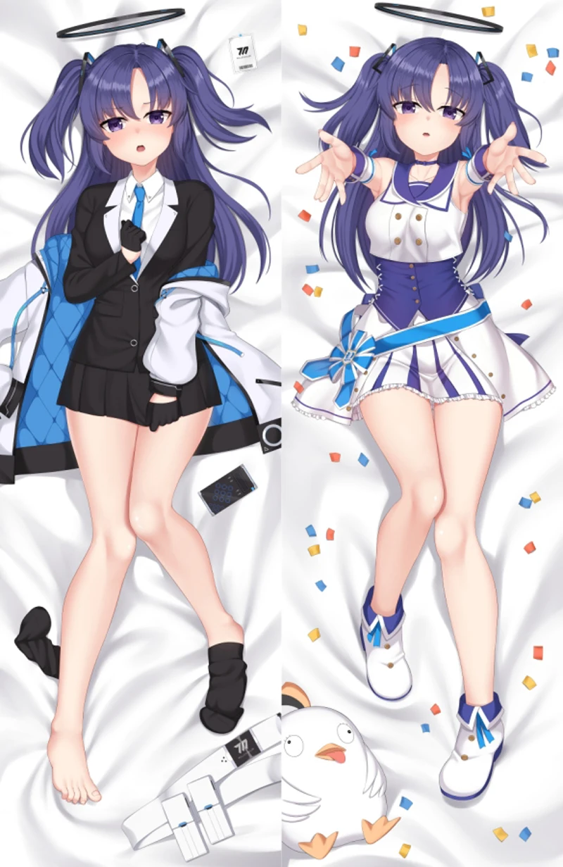 

Game Blue Archive Hayase Yuka Cosplay Dakimakura Hugging Body Pillow Case Anime Girls Double-sided Bedding Cushion Cover Gift