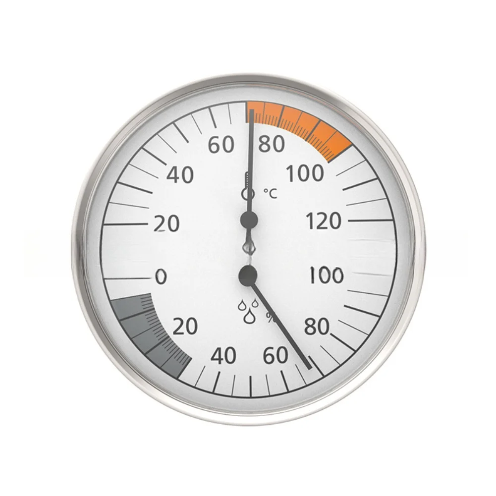 Wall-Mounted Sauna Thermometer and Hygrometer with Mechanical Induction for Battery-Free Temperature and Humidity Monitoring