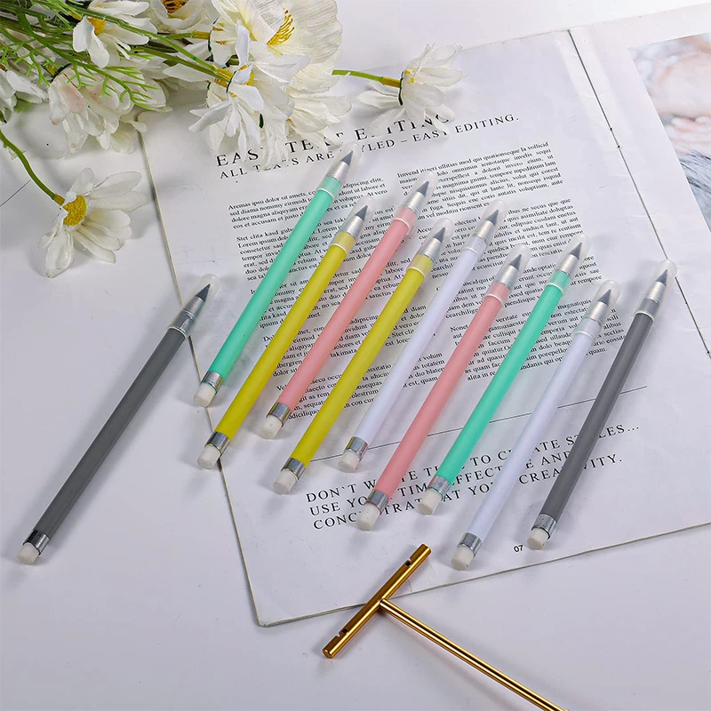 무잉크 연필 무제한 연필, 글쓰기용 무한 연필, 학교 사무실 영원한 연필, 200 개