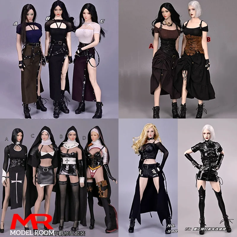 

SA Toys SA012 SA045 SA047 SA049 1/6 Scale Female Agent Fashion Clothes Model Fit 12'' Soldier Action Figure Body Dolls