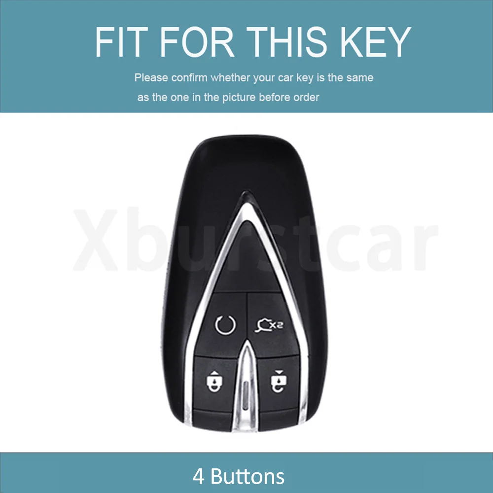 Titanium Gray TPU Car Key Caps Holder Protector Shell Fob For Changan CS35 Plus CS55 PLUS CS75 Eado UNI-T UNI K Oushang X5 X7 EV