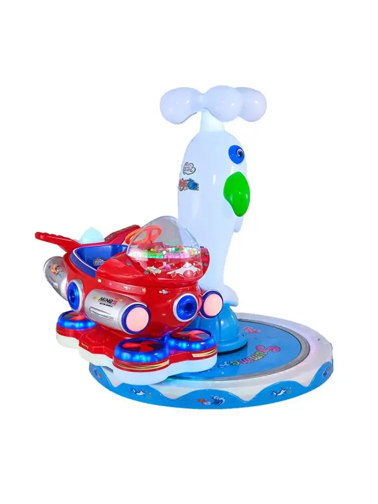 Coin-operated track small train swing machine two-seater new rocking car factory direct sale amusement equipment economically