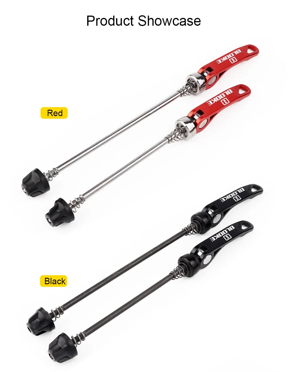 Fahrrad Spieß Hebel Quick Release Bike QR Rad Locking Sicherheit Anti Diebstahl Spieße Für MTB Mountain Road Radfahren Hub Teile – Detail 7
