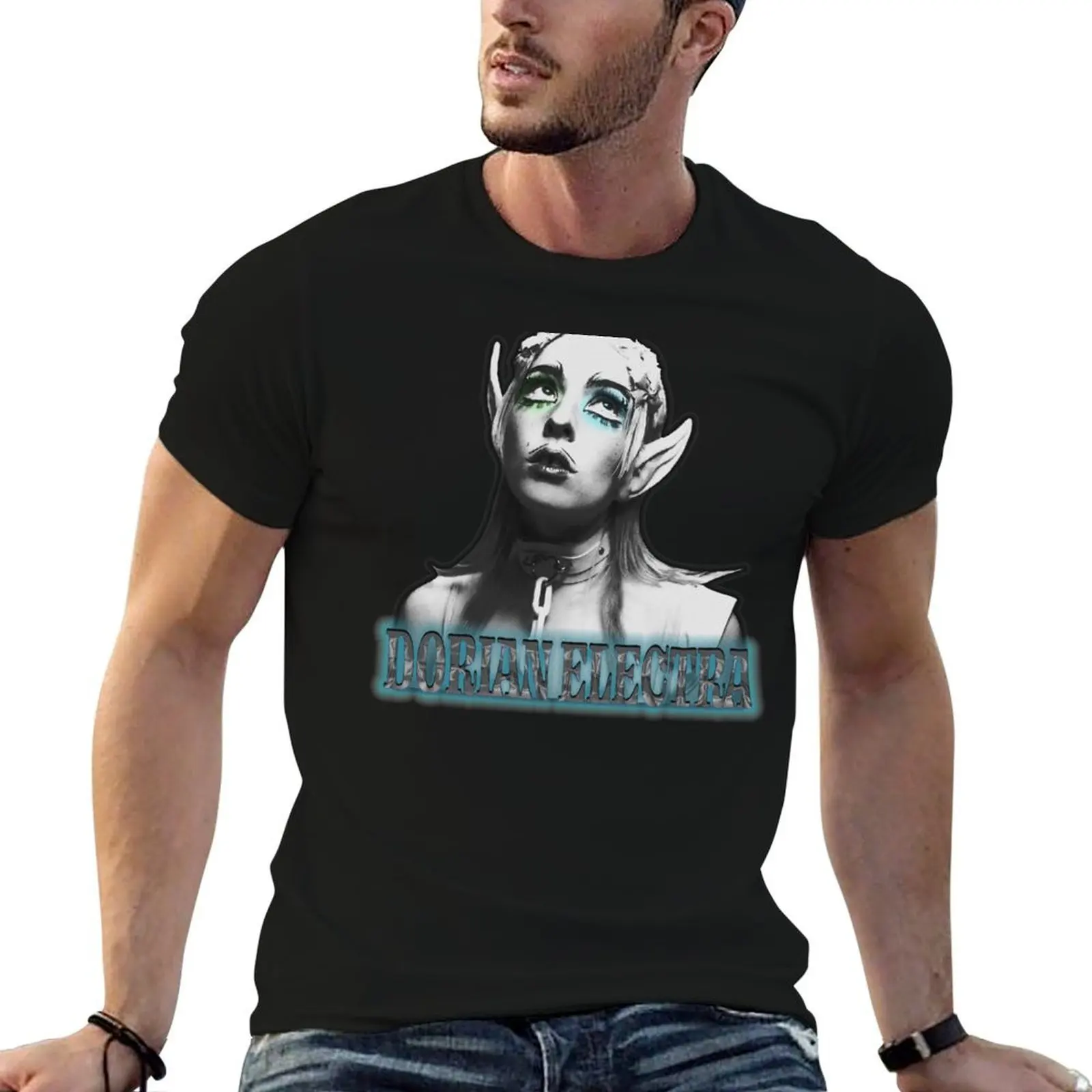 

Elf Dorian Electra T-Shirt t shirts for man pack white anime t shirts for man man t shirts cotton T-shirt