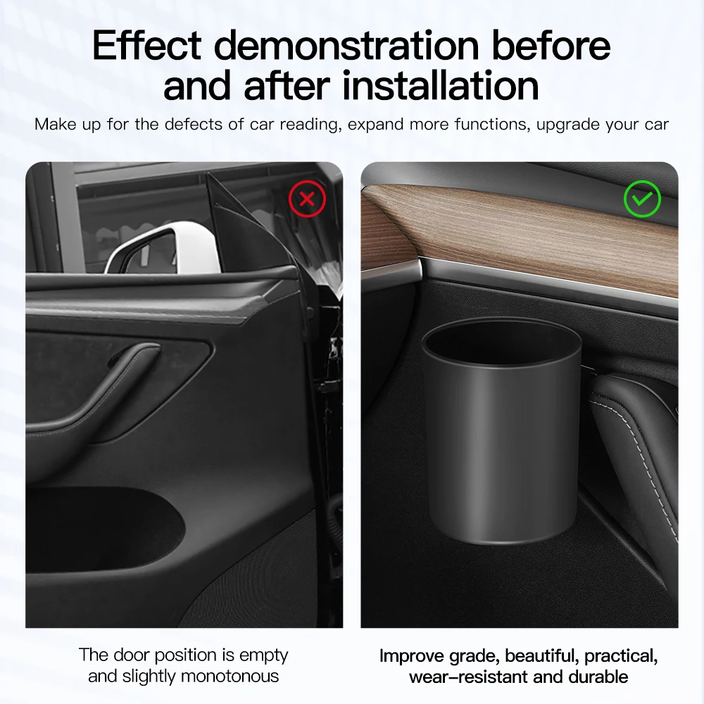 YZ For Tesla Model 3/Y/YL Highland Juniper 2026 Water Cup Holder Door Handle Coffee Drink Holder Car Accessories