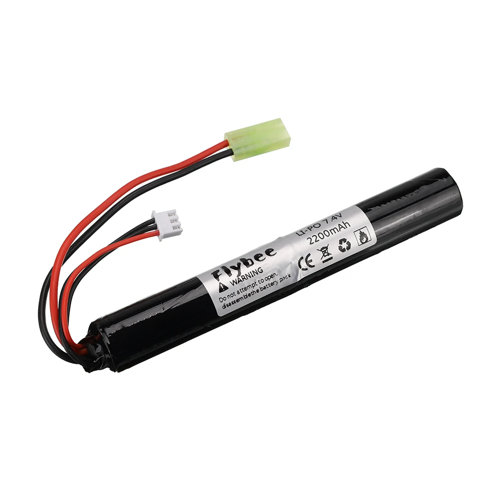2S 18650 Lipo Power Battery for Airsoft gun SM/Tamiya plug 7.4V 2200MAH 40C AKKU Mini Airsoft toys Gun Battery model parts