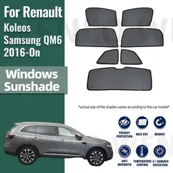 Pare-soleil magnétique pour voiture, rideau de pare-brise avant, fenêtre latérale arrière, pare-soleil, Renault Koleos Samsung QM6 2016-2023 2024