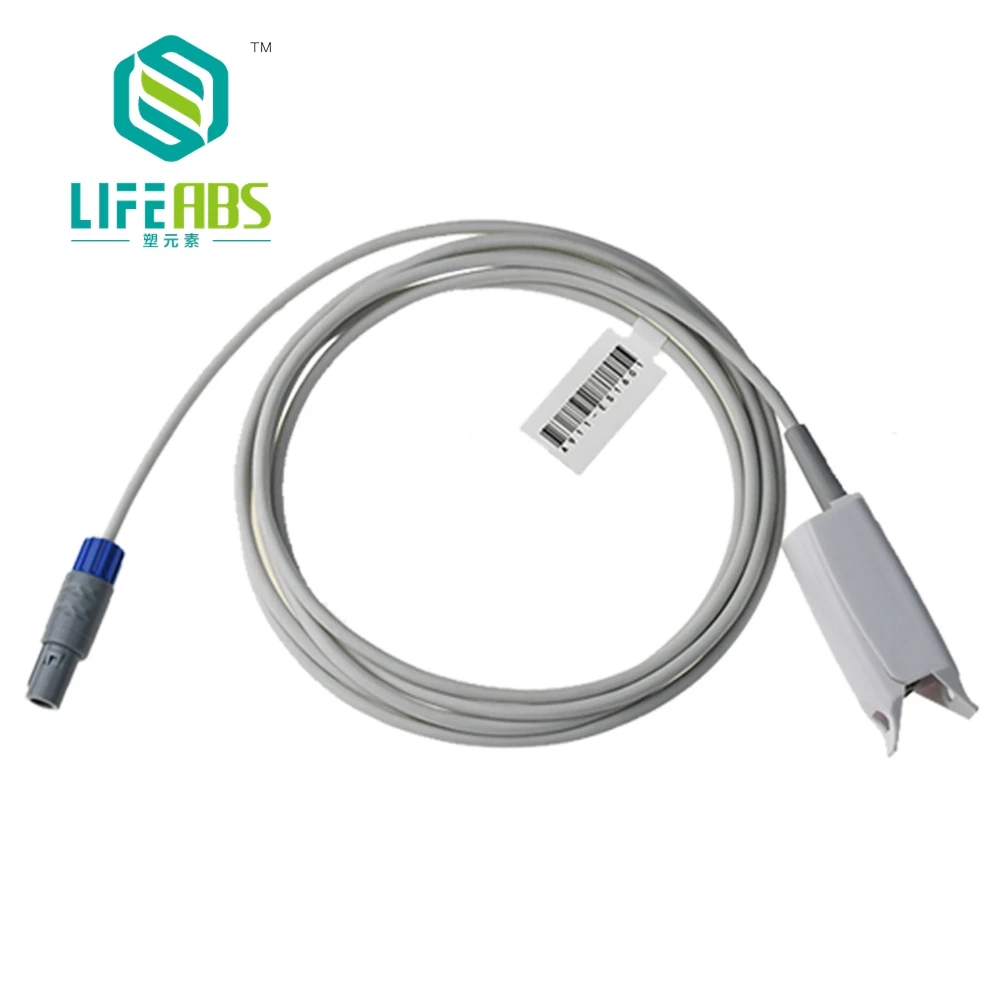 

Для B * Ocare ADECON 6-контактный монитор для одного пациента, детский зажим для пальца, зажим для ушей, силиконовый длинный кабель, многоразовый датчик кислорода Spo2