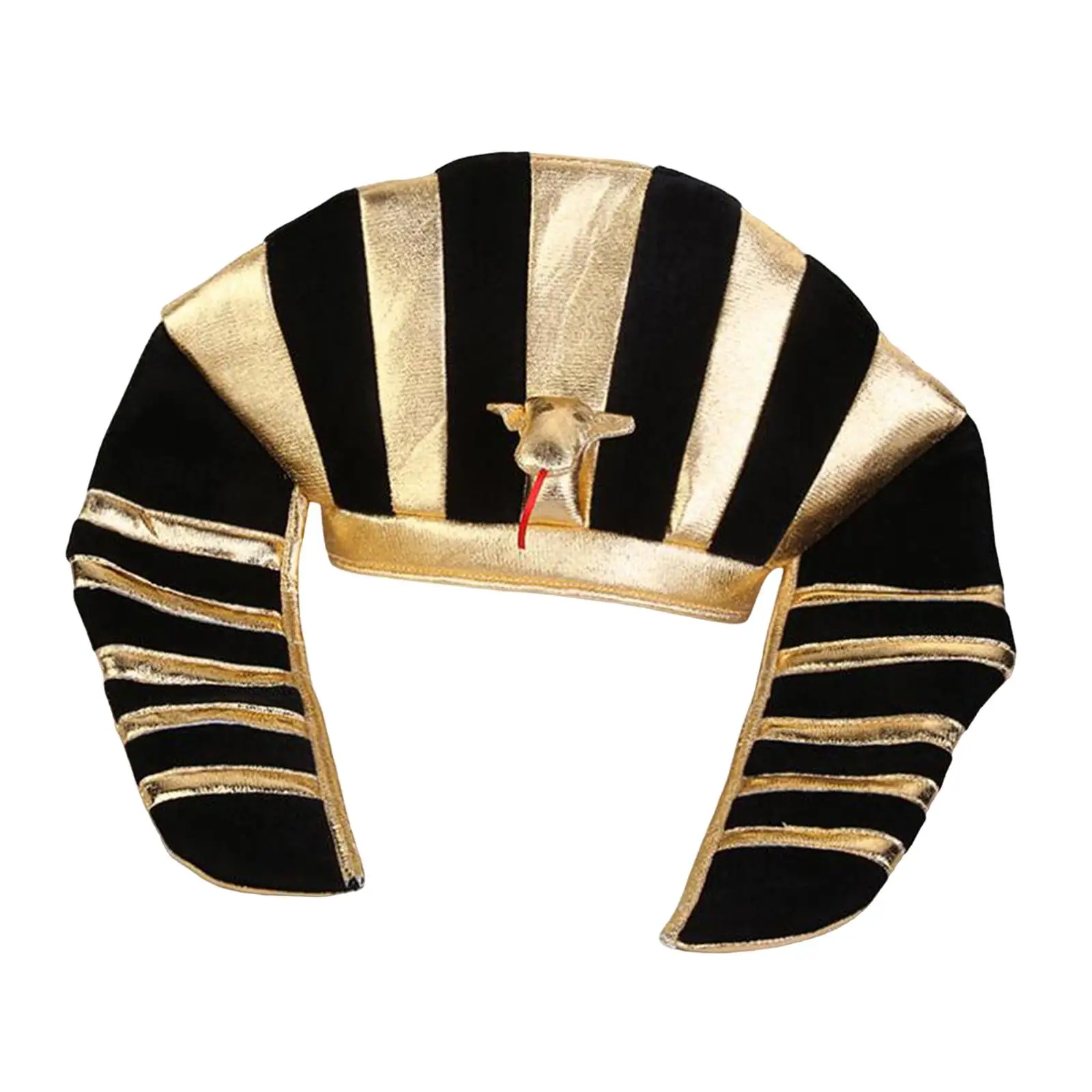 Pharaoh Hat Halloween Egyptian Costume Headpiece Accessories for Role Playing