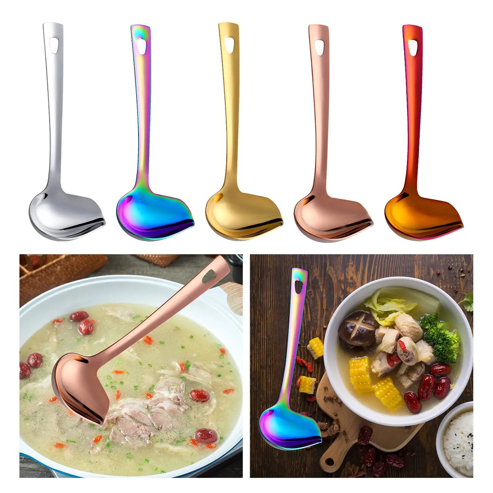 Sauce Ladle Stainless Steel with Spout, Mirror Polish, Small