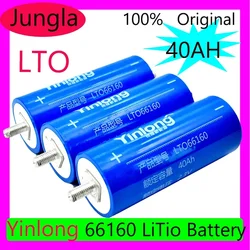 100% Original Real Capacity Yinlong 66160 2.3 V 40Ah Lithium Titanium Battery LTO  Cell for Car Audio Solar Energy Syste