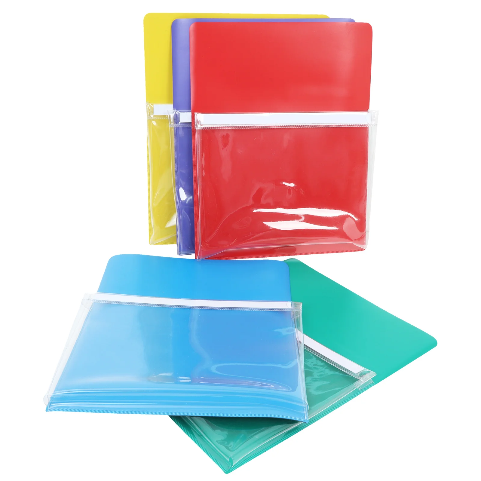 5 шт., прозрачный магнитный держатель для файлов из ПВХ, органайзер для документов, магнитный карманный Char для холодильника, офисные школьные принадлежности