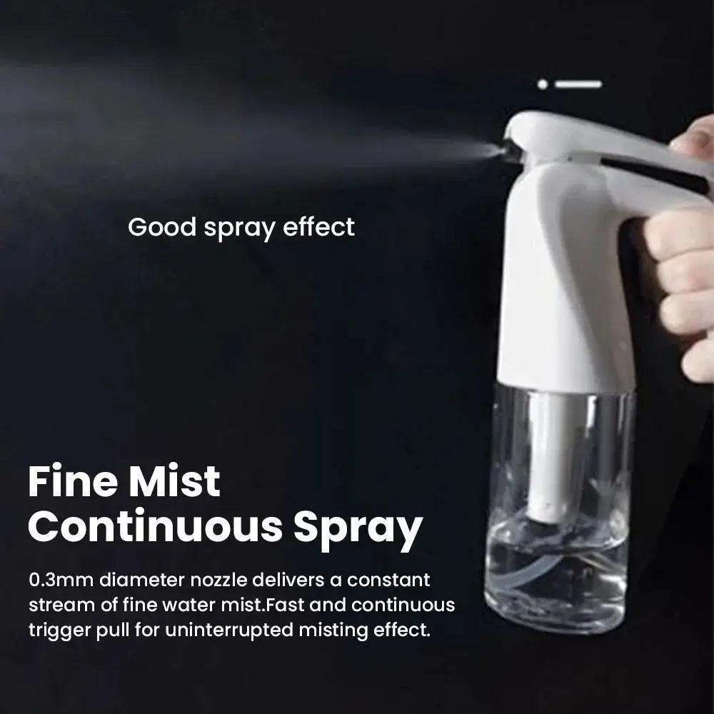 Refillable Bottle Continuous Spray Automatic Sprayer High Pressure Spray Bottle for Salon Hair Sprayer