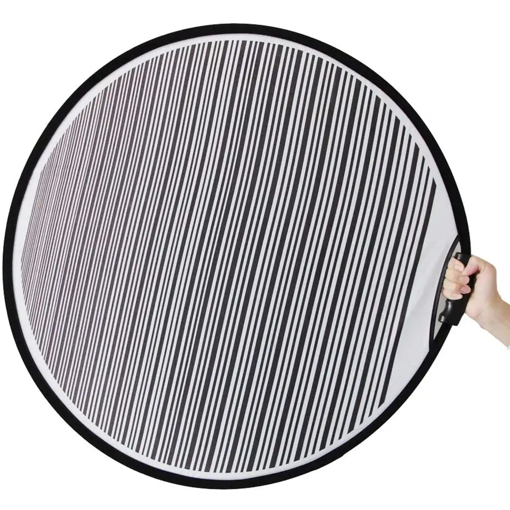 80cm Extra Large Circular Striped Flexible Foldable Portable Designed PDR Lined Light Reflector Board Dent Panel for Car Vehicle