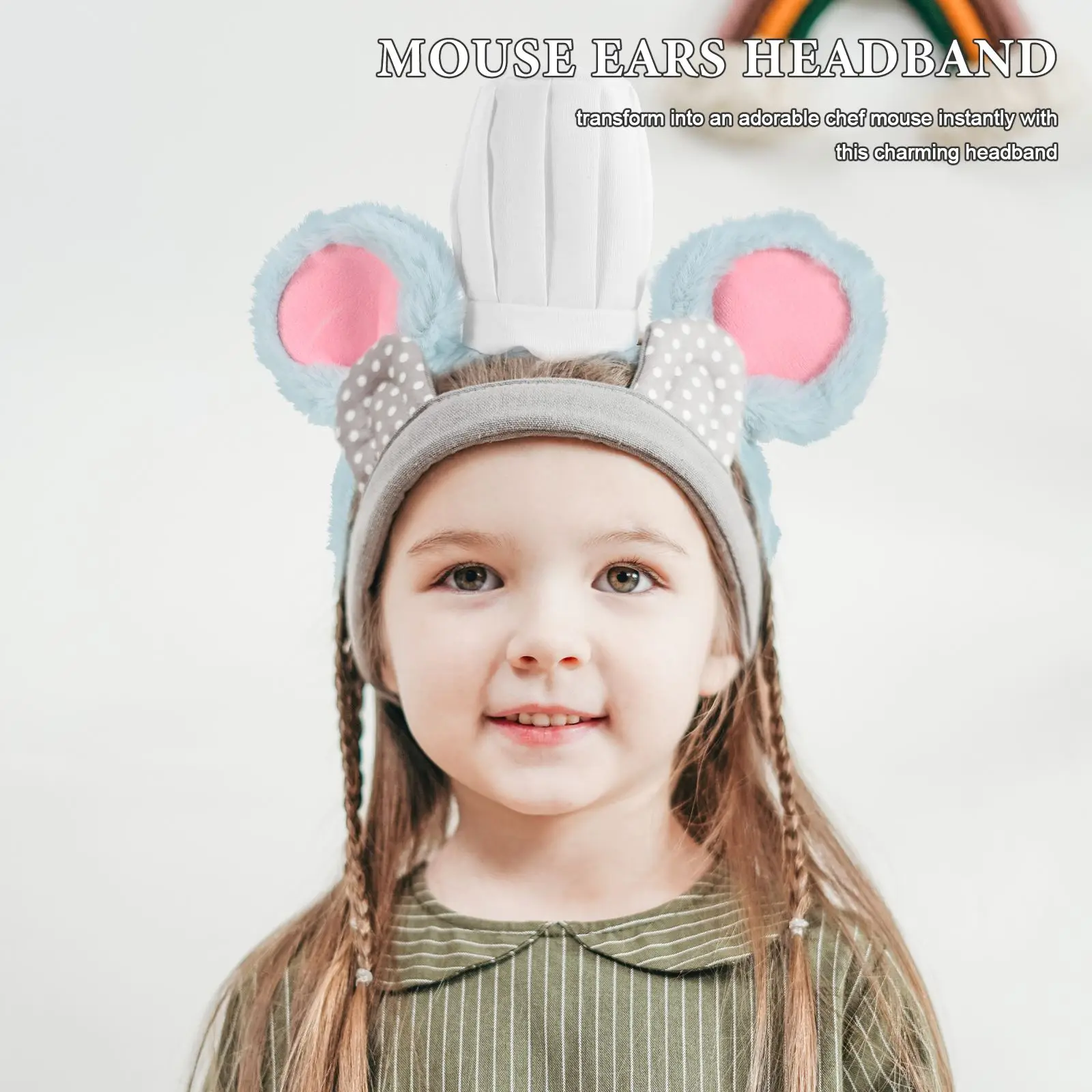 

Animal Headband Bear Ears 1- Wash Face Makeup Headwear Hair Strap Bands Ear Turban Hair Accessorie Furry Cute Elastic Holder