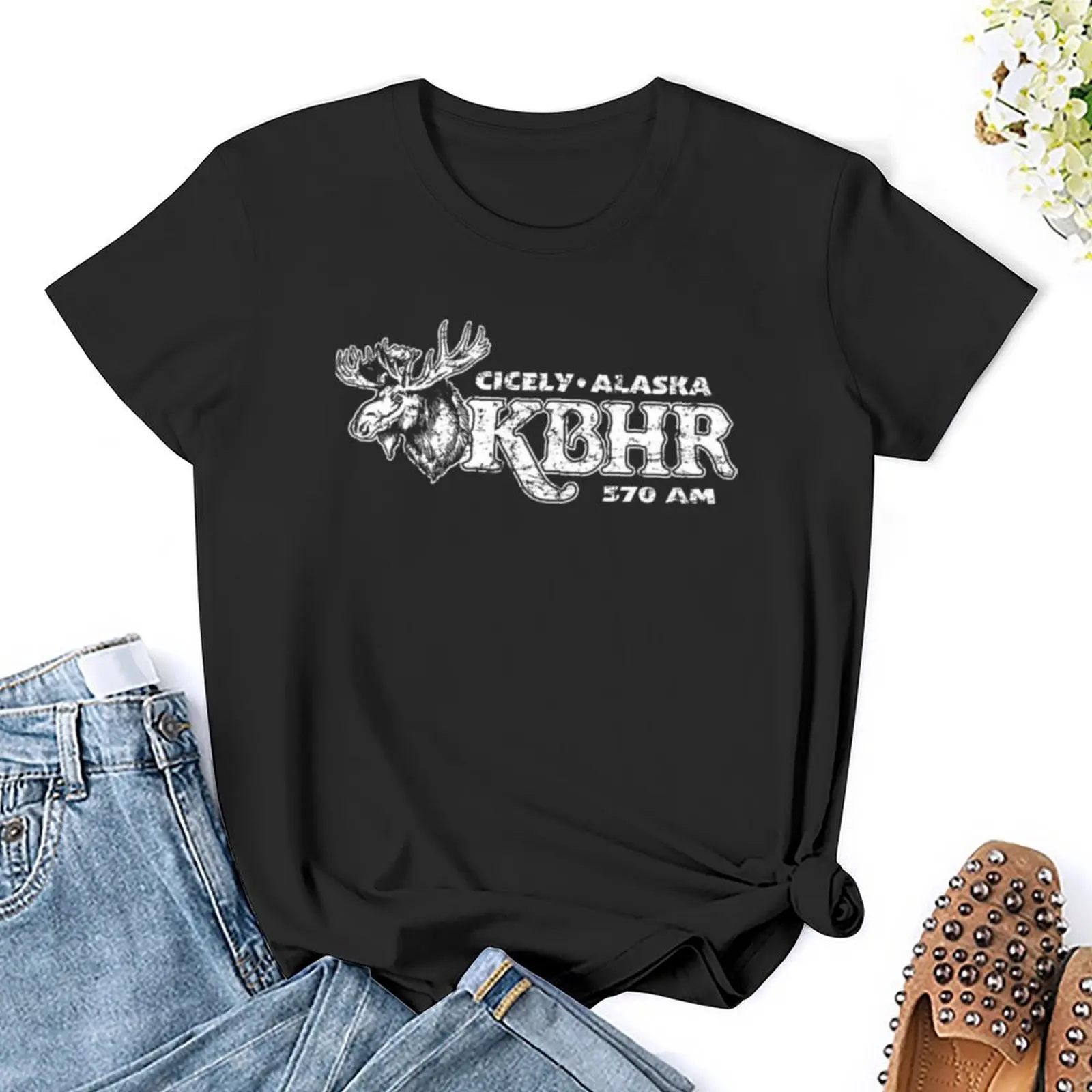 Cicely Alaska KBHR T-Shirt anime clothes lady clothes graphics t shirts for Women graphic