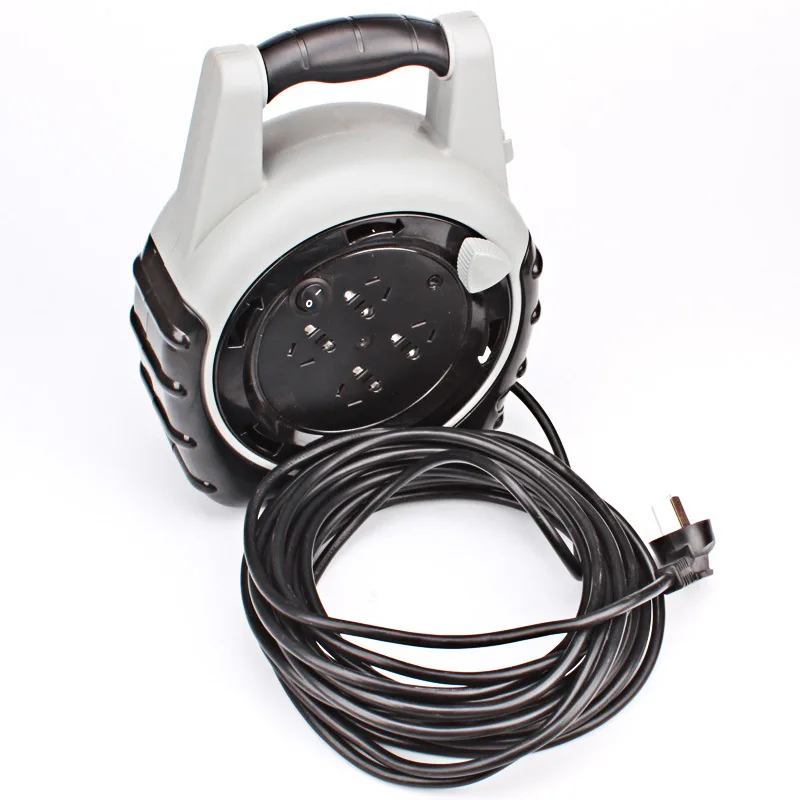 

FO-9301 Mobile Winding Machine with 10 Meter Roller Reel and Long Extension Wire Plug