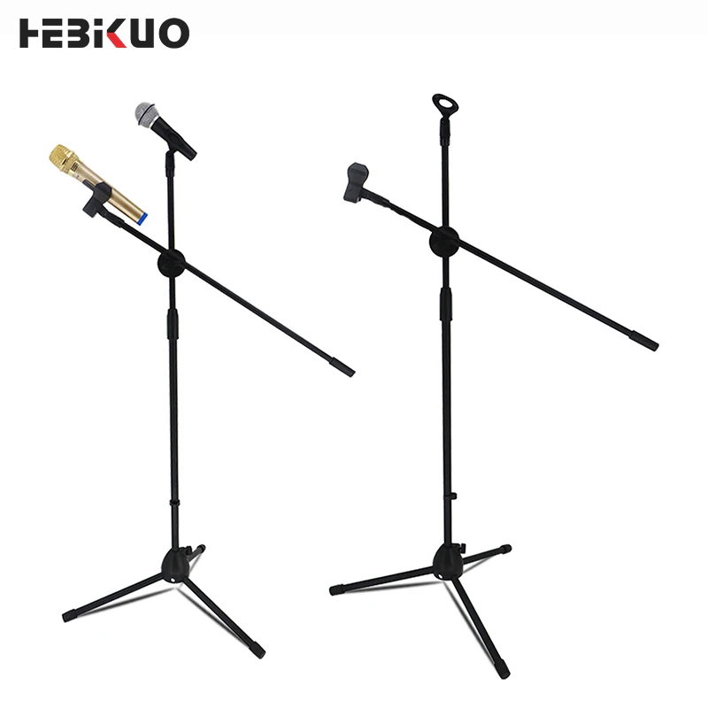 HEBIKUO M-200 Metal high quality adjustable hot sell microphone stand microphone rack