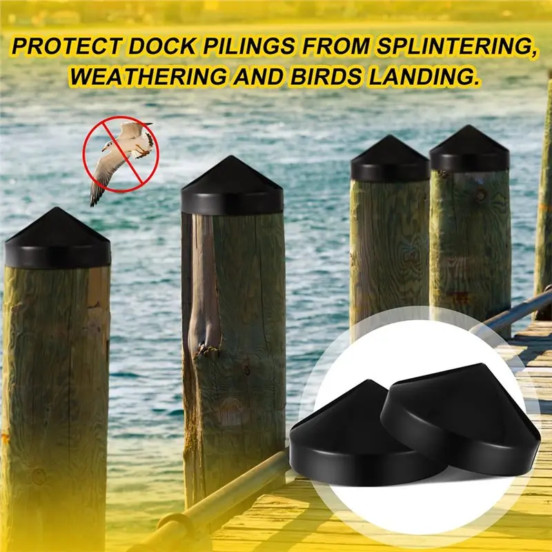 واقية حوض آخر قبعات 4 قطعة حوض بحري غطاء التراكم كامير مخروط 9X9X4.92 بوصة مخروط قارب بايلون حافة القطب قبعات-A74F
