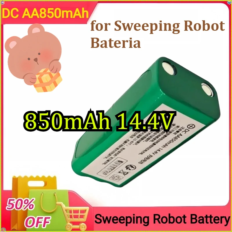 

DC AA850mAh Rechargeable Battery Pack for Sweeping Robot Bateria 850mAh 14.4V