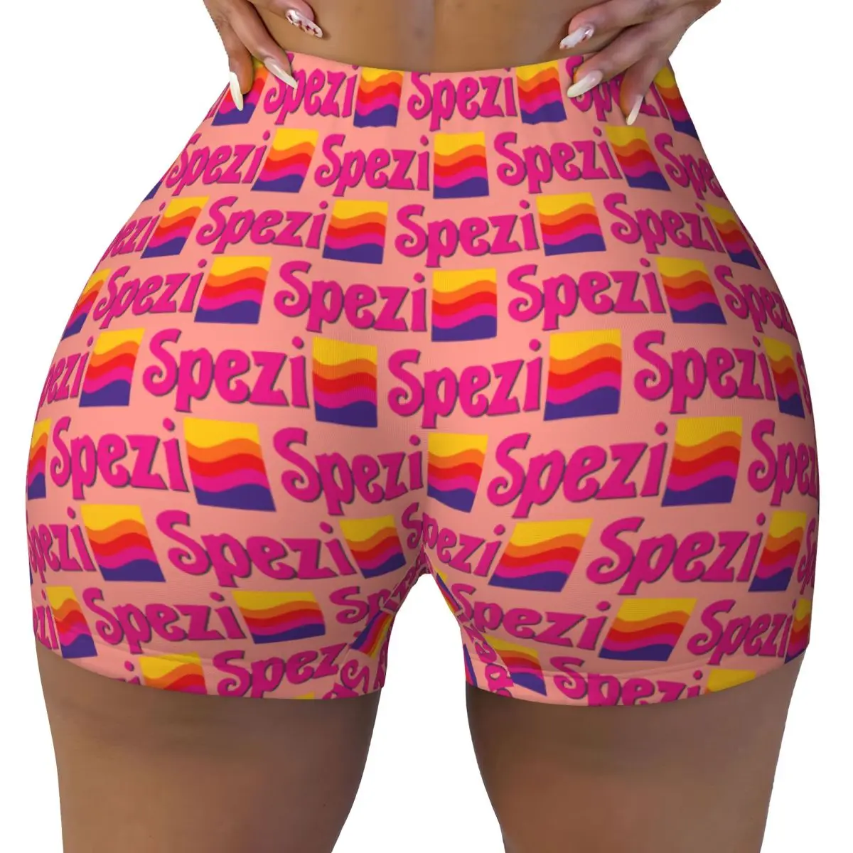 Custom Paulaners Spezis Munich Volleyball Biker Gym Shorts for Women Athletic Workout Yoga Shorts